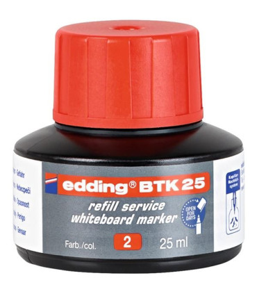 Náhradní inkoust pro popisovač edding 28/360,červ.