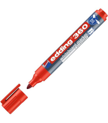 Popisovač na bílé tabule edding 360, červený