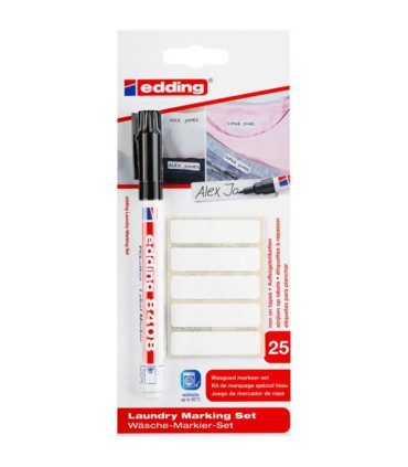 Popisovač na etikety edding 8408, sada na textil