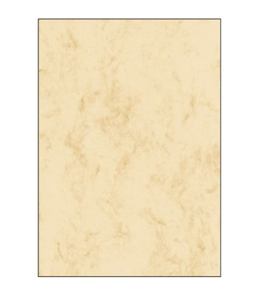 Dekorativní papír Sigel A4,200g,motiv mramor béž.