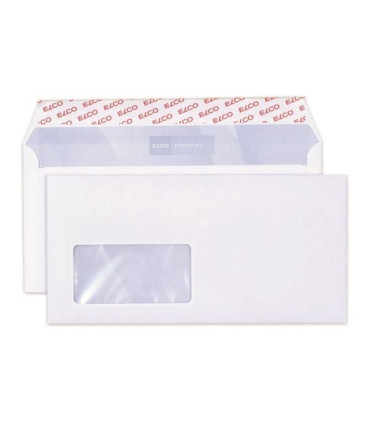 Obálky C6/5 - okénko vlevo samolepicí, 200 ks, 22,9 x 11,4 cm
