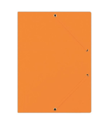 Prešpánové desky s chlopněmi a gumičkou Donau - A4, oranžové, 1 ks