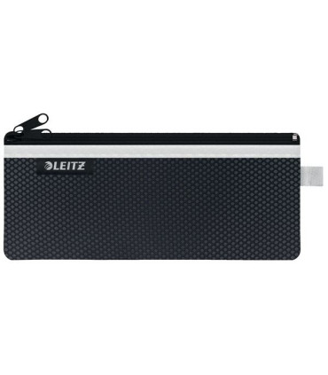 Dvojitá textilní kapsa WOW, střední, černá