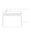 Obálky C4 samolepicí - krycí páska bílé 250 ks, 32,4 x 22,9 cm