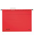 Závěsné desky Leitz Alpha bez bočnic - červené, 25 ks