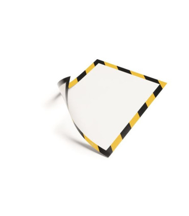 Magnetický rám. Duraframe, A4, černo/žlutá, 5 ks