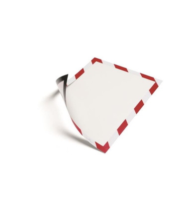 Magnetický rám. Duraframe, A4, červeno/bílá, 5 ks