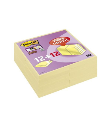 Bločky Post-it Super Sticky 76,0 x 76,0 mm, 24 ks