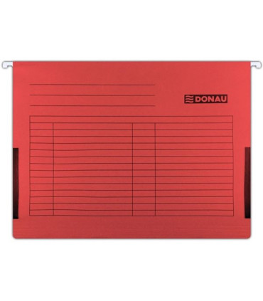 Závěsné desky s bočn. Donau,A4, červené