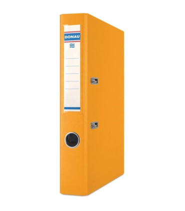 Pákový pořadač Donau - A4, 5 cm, oranžový