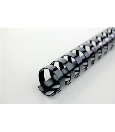 Vázací hřbety GBC 19 mm, černé, 100 ks, kapacita 160 listů