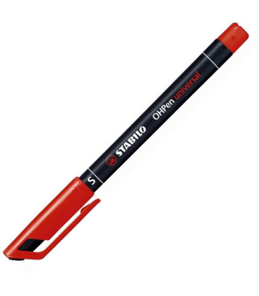 Permanentní popisovač STABILO OHPen universal 841S - červený