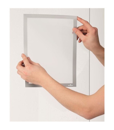 Samolepicí rámečky Duraframe SUN, A4, stříbrné