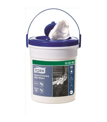 Vlhčené textilní utěrky v kyblíku Tork Premium