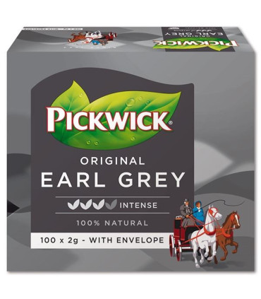 Černý čaj Pickwick Earl Grey, 100 ks