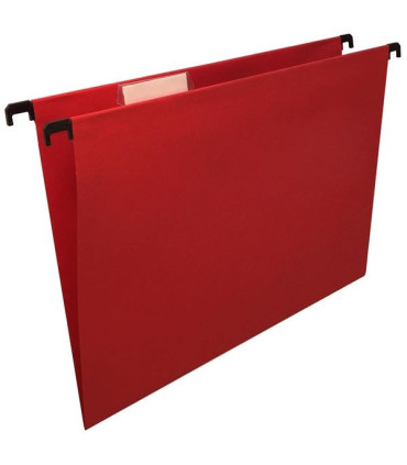Závěsné papírové desky A4, červené, 25 ks