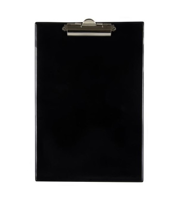 Psací podložka s klipem - A4, kapacita 25 listů, černá