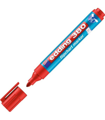 Popisovač na flipcharty edding 380, červený