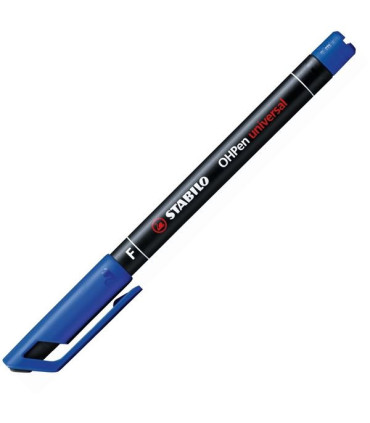 Permanentní popisovač Stabilo OH Pen 842F, modrý