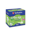 CD-RW Verbatim 4x -12x, standard box 10 ks