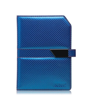 Diář ADK Carbon5 Slim - A5, týdenní, modrý, rok 2025