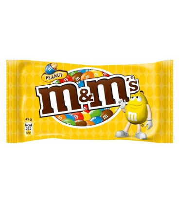Dražé M&M's, Arašídy v čokoládě, 45 g