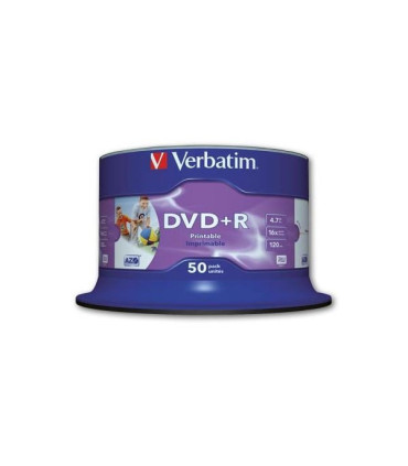 DVD+R Verbatim Printable, cake box 50 ks