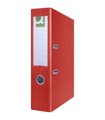 Pákový pořadač Q-Connect Hero - A4, šíře hřbetu 7,5 cm, červený