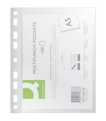 Euroobaly U Q-Connect - A5, lesklé, 50 mic, 100 ks