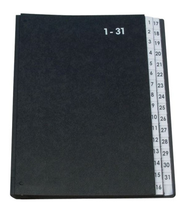 Třídicí kniha Q-Connect - A4, 1-31, černá