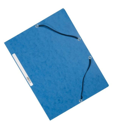 Desky s chlopněmi a gumičkou Q-Connect - A4, modré, 10 ks