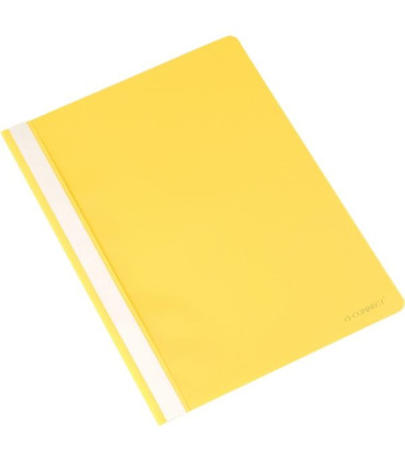 Rychlovazače plastové nezávěsné Q-Connect, A4, žlutý, 50ks