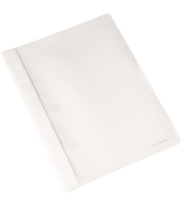 Rychlovazače plastové nezávěsné Q-Connect, A4, bílý, 50 ks