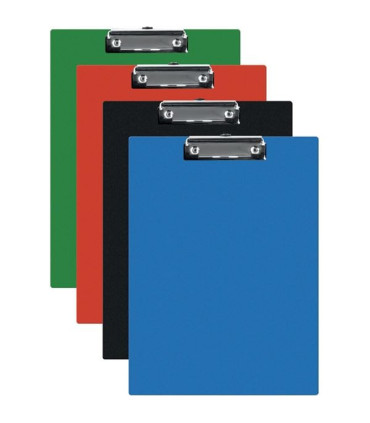 Psací podložka s klipem Q-Connect - A5, mix barev