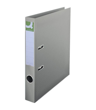 Plastový pákový pořadač Q-Connect A4 5,0 cm, šedý