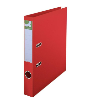 Plastový pákový pořadač Q-Connect A4 5cm,červený