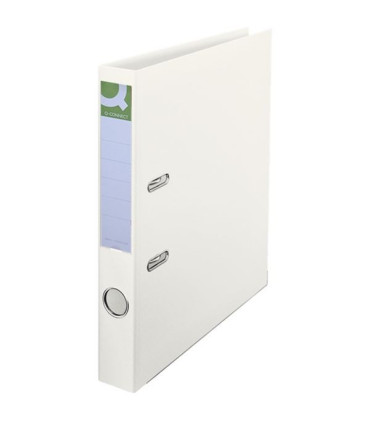 Plastový pákový pořadač Q-Connect A4 5,0 cm, bílý