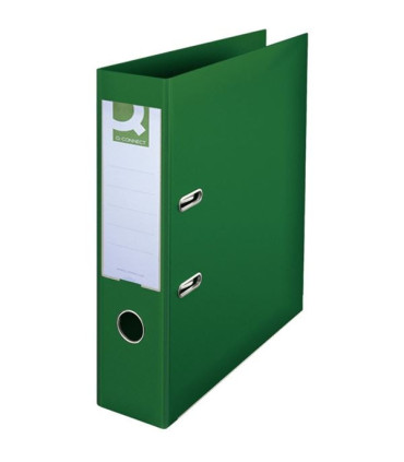 Plastový pákový pořadač Q-Connect A4 7,5 cm, zel.