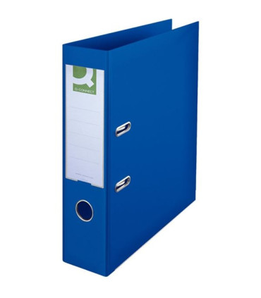 Pákový pořadač Q-Connect PREMIUM - A4, celoplastový, šíře hřbetu 7,5 cm, modrý