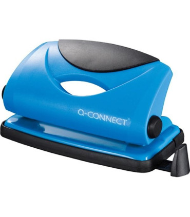 Děrovačka Q-Connect - 10 listů, modrá