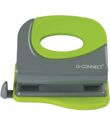Děrovačka Q-Connect, černá/zelená