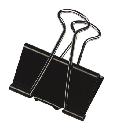 Kovové klipy Q-Connect - 51 mm, černé, 10 ks