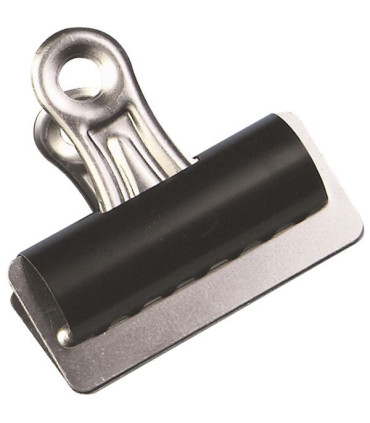 Kovové klipy Q-C Quick Clips - 70 mm, stříbrná/čer