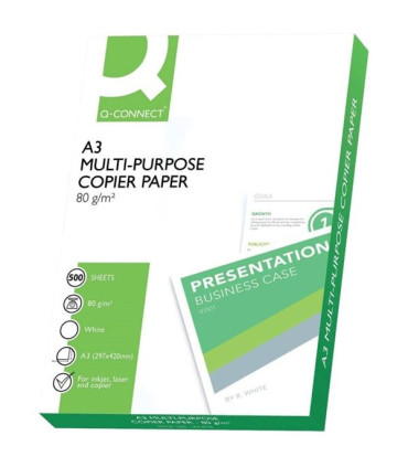 Papír Q-Connect A3, 80g/m2, 500 listů