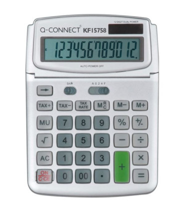 Stolní kalkulačka Q-Connect, 12-místný displej