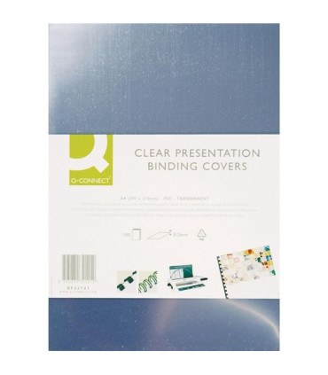 Fólie pro přední stranu Q-Connect - A4, 200 mic, 100 ks