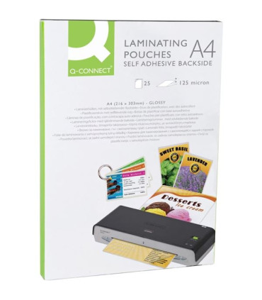 Laminovací kapsy Q-Connect, A4,2x 125 mic., 25 ks