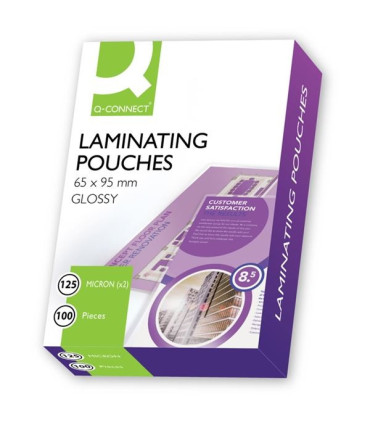 Laminovací kapsy Q-Connect,visačka,100 mic.,100 ks