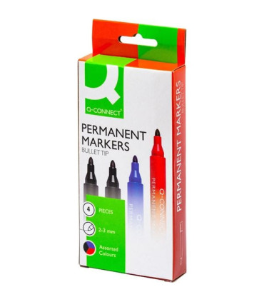 Permanentní popisovač Connect, sada 4 barev barev