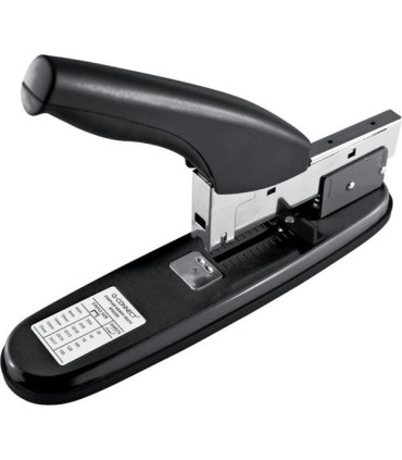 Sešívačka Q-Connect - 150 listů, velkokapacitní, kovová, černá